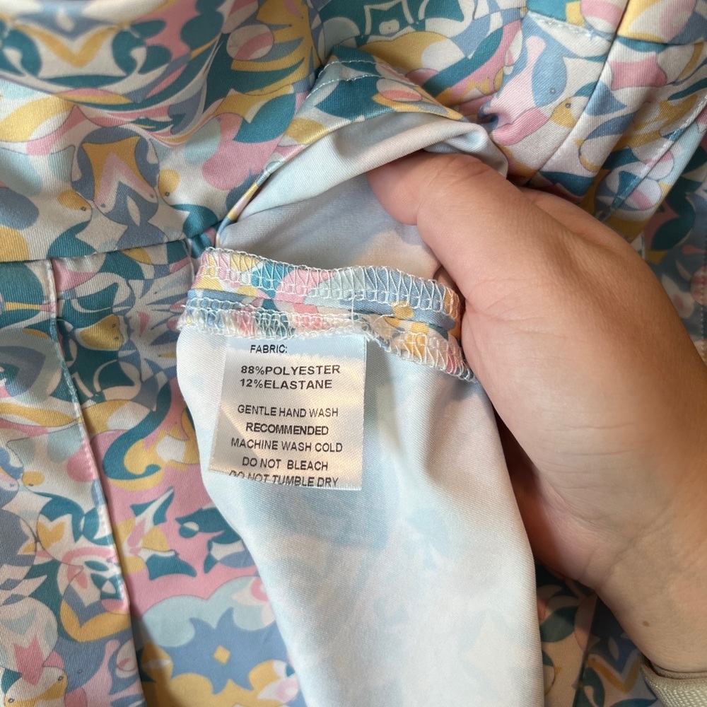 SSYS Women’s pastel retro abstract pickleball set size small - Picture 9 of 12